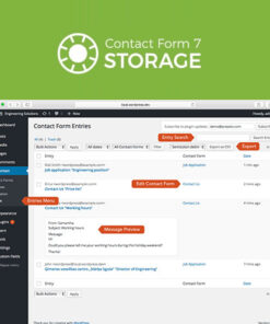 Storage for Contact Form CF7